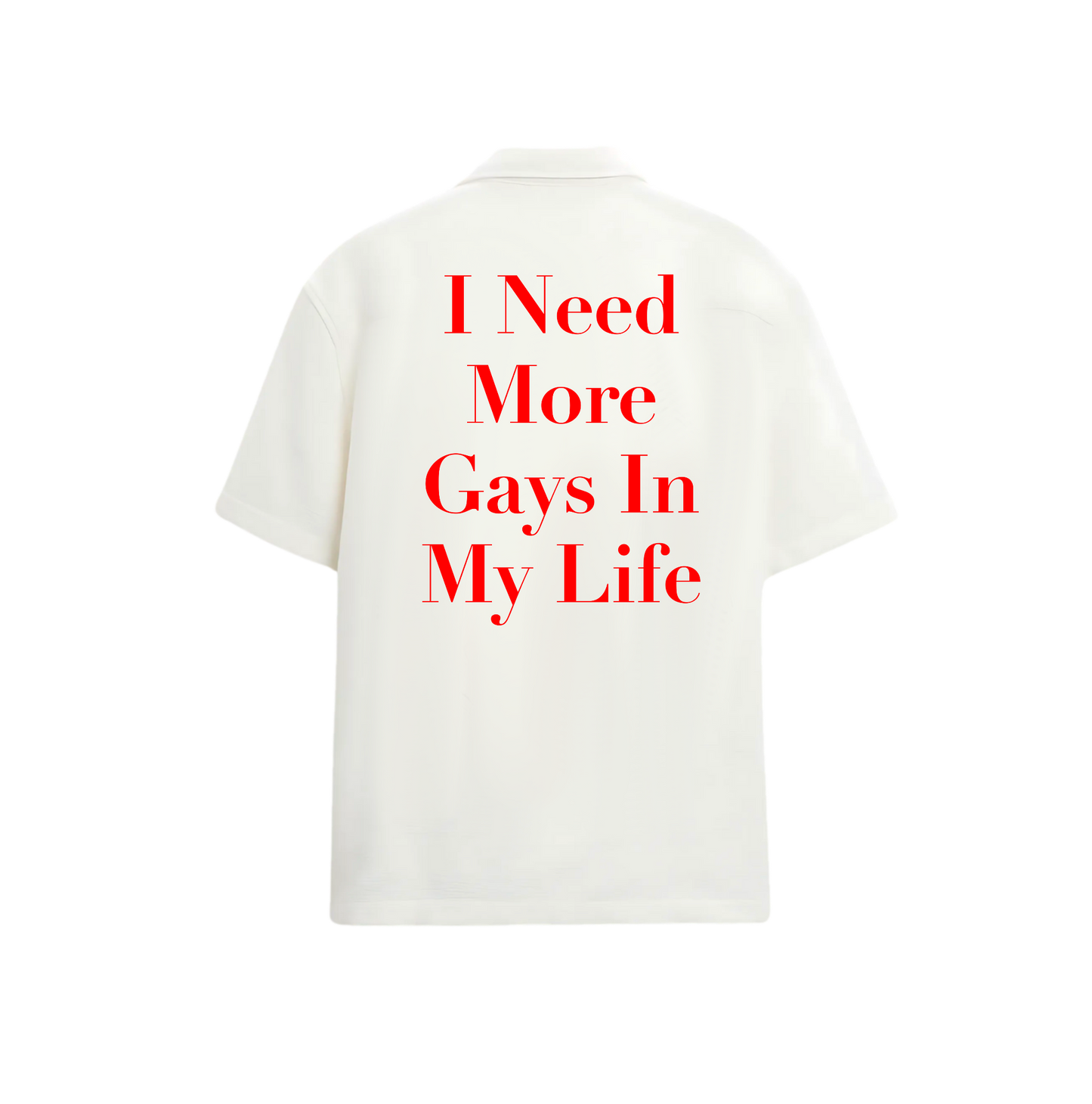 I NEED MORE GAYS IN MY LIFE SHIRT