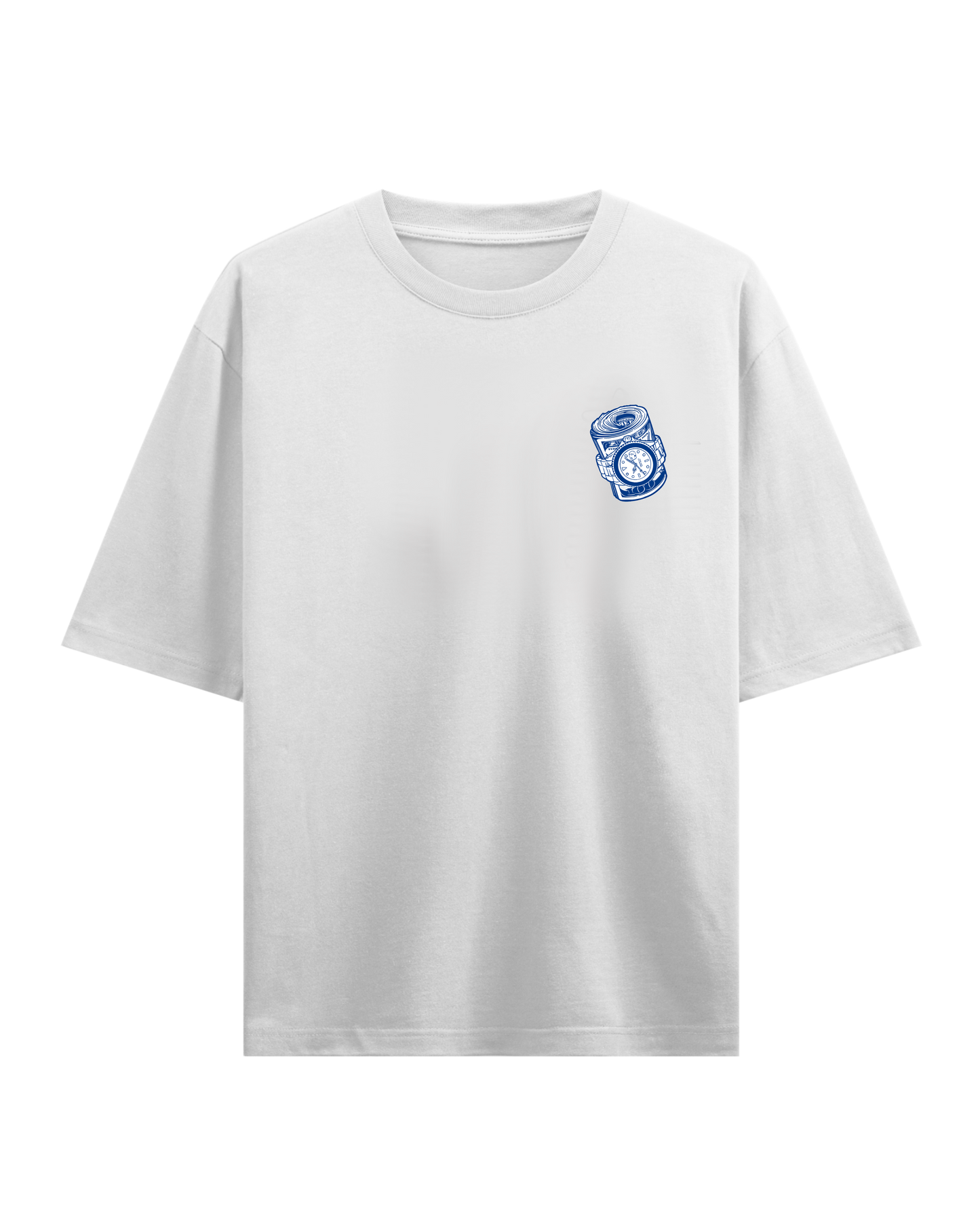 ROLEX SUPERCARS HOT MOM'S WHITE OVERSIZED T-SHIRT