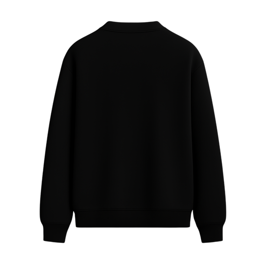 BLACKLIST CLASSIC BLACK POLO SWEATSHIRT