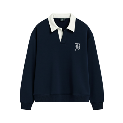 BLACKLIST MINIMAL NAVY POLO