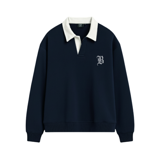 BLACKLIST MINIMAL NAVY POLO