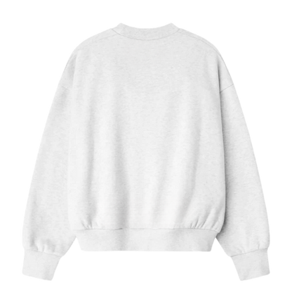 BLACKLIST DRIP WHITE NADO GREY OVERSIZED SWEATSHIRT
