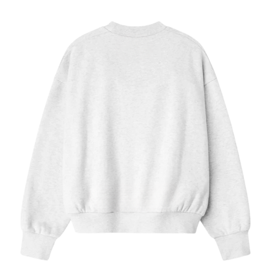 BLACKLIST DRIP WHITE NADO GREY OVERSIZED SWEATSHIRT