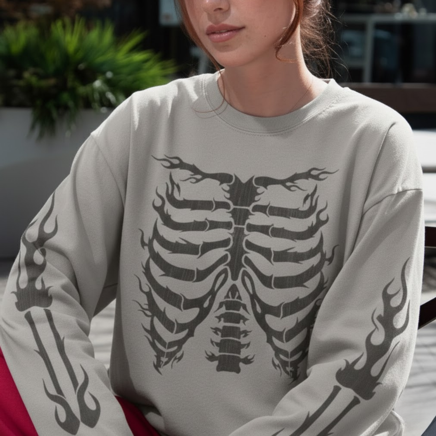 BLACKLIST ESSENTIAL SKELETON SWEATSHIRT