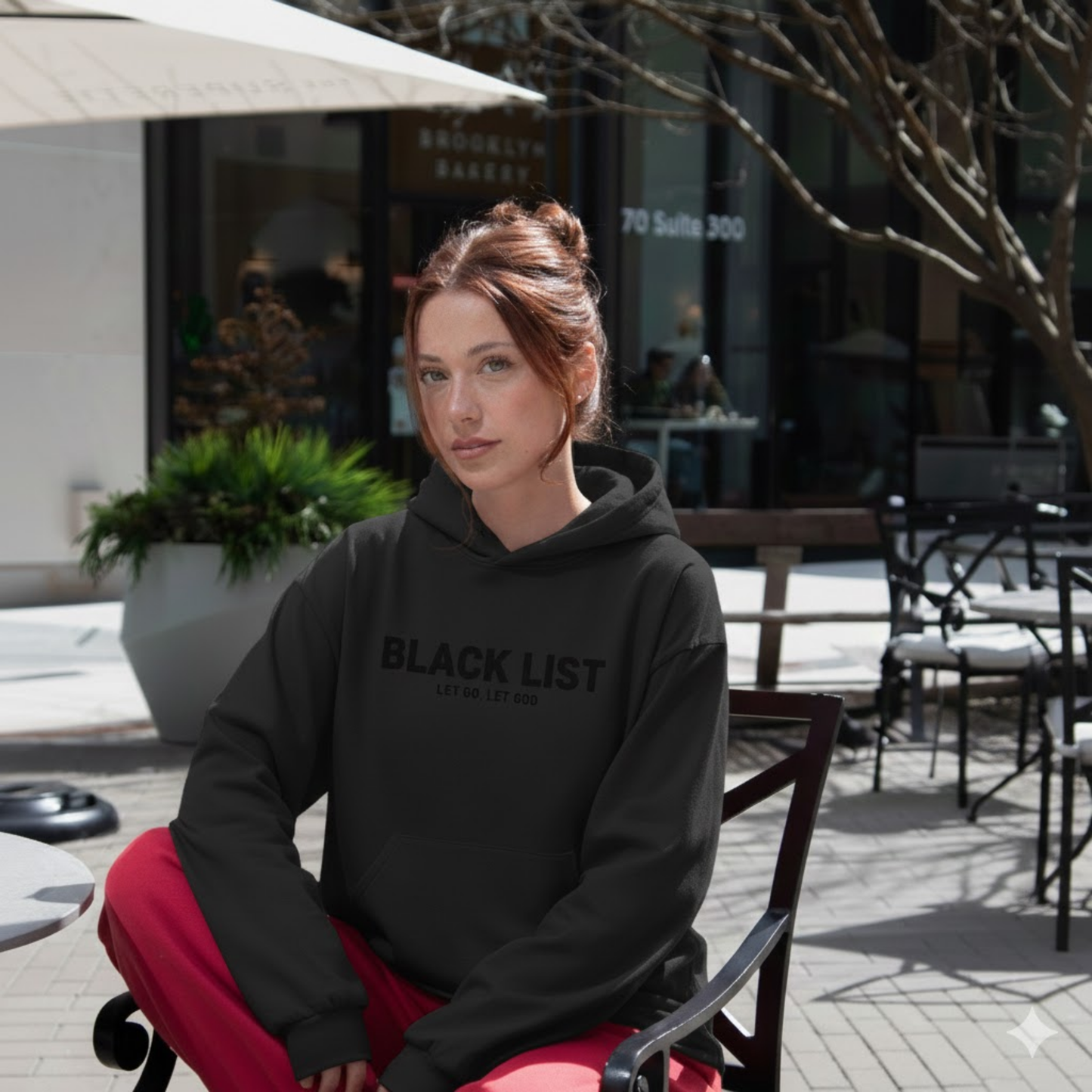 BLACKLIST ESSENTIAL BLACK OVERSIZED HOODIE 1.0