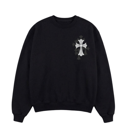 BLACKLIST CROSSES BLACK OVERSIZED SWEATSHIRT 2.0