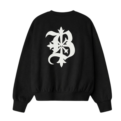 BLACKLIST ESSENTIAL BLACK SWEATSHIRT 2.0