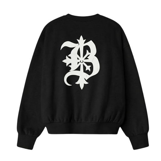 BLACKLIST ESSENTIAL BLACK SWEATSHIRT 2.0