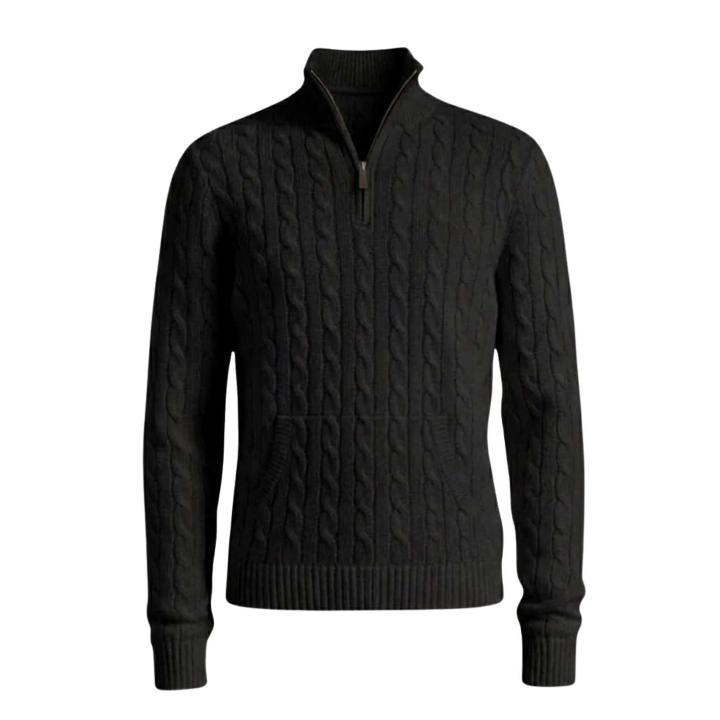 BLACKLIST BLACK KNIT POLO