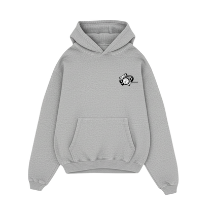 AMEX ROLEX RELAX GREY OVERSIZED HOODIE
