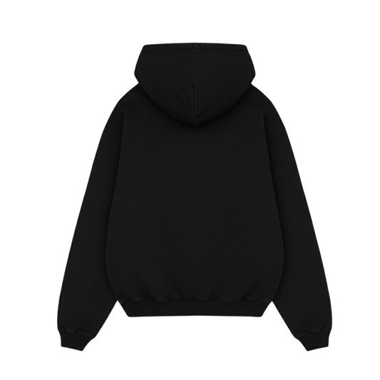 BLACK LIST OFFICIAL BLACK OVERSIZED HOODIE