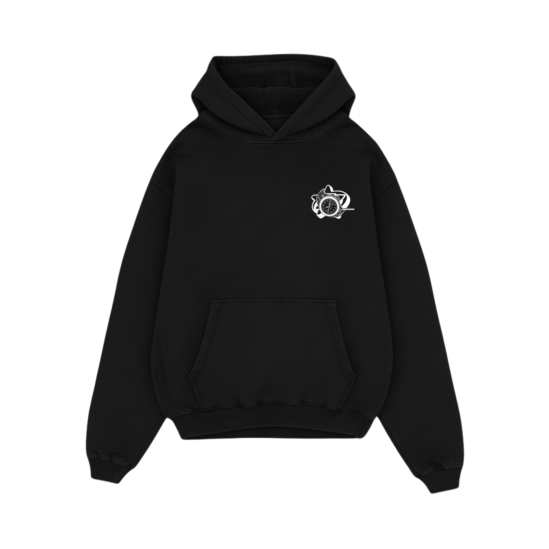 BLACK LIST OFFICIAL BLACK OVERSIZED HOODIE 2.0