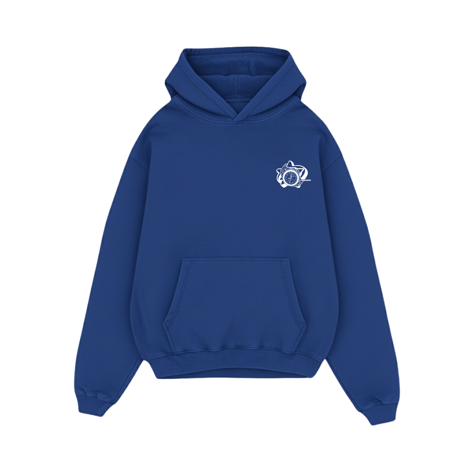 AMEX ROLEX RELAX BLUE OVERSIZED HOODIE