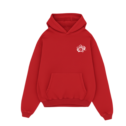 AMEX ROLEX RELAX RED OVERSIZED HOODIE