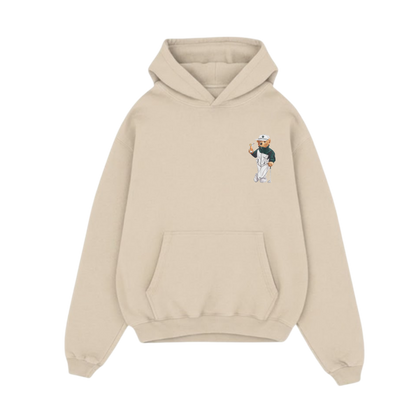 BLACK LIST CLASSIC BEAR BEIGE OVERSIZED HOODIE 3.0