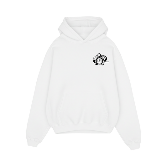 BLACKLIST CROSSES WHITE BASICS OVERSIZED HOODIE 2.0
