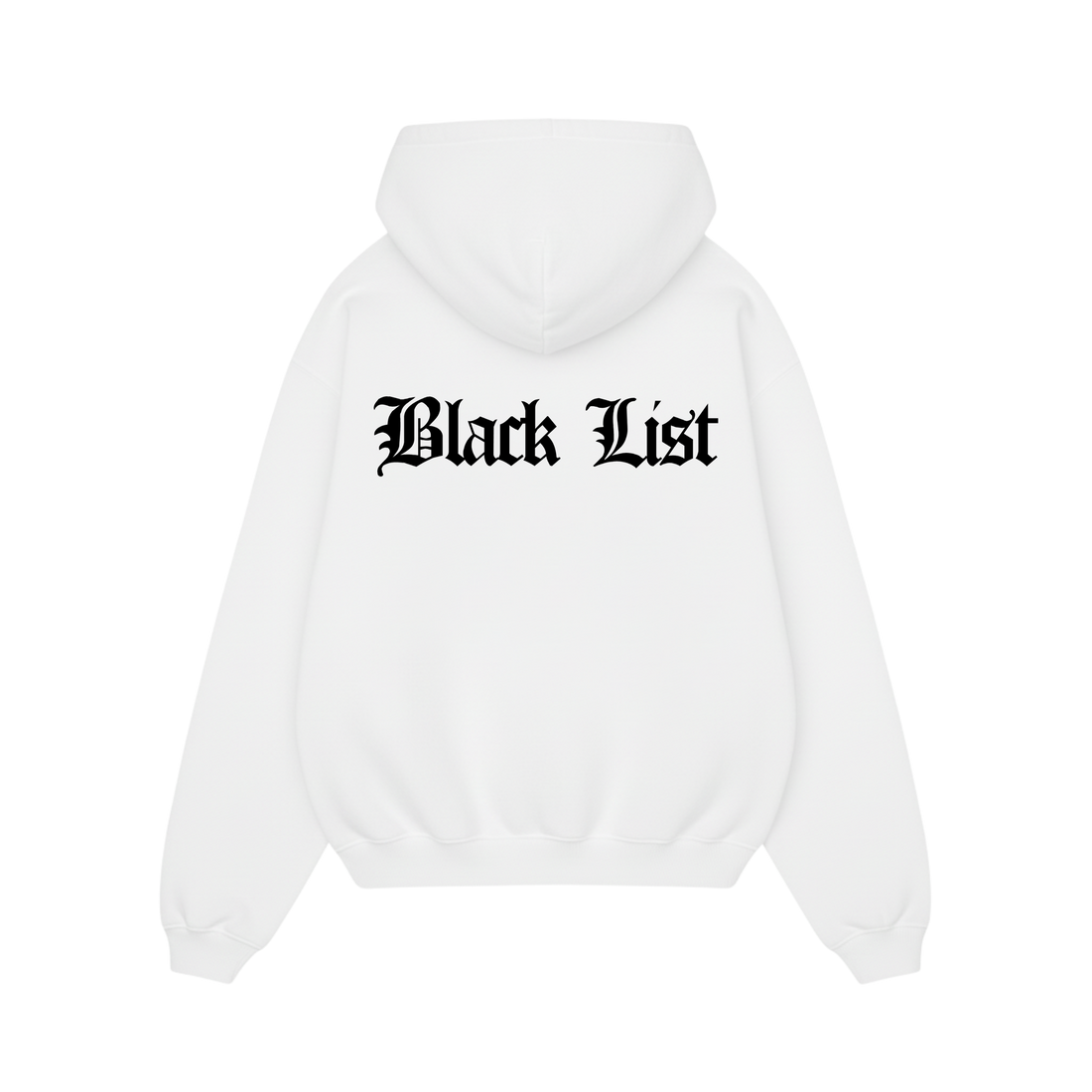 BLACKLIST CROSSES WHITE BASICS OVERSIZED HOODIE 2.0