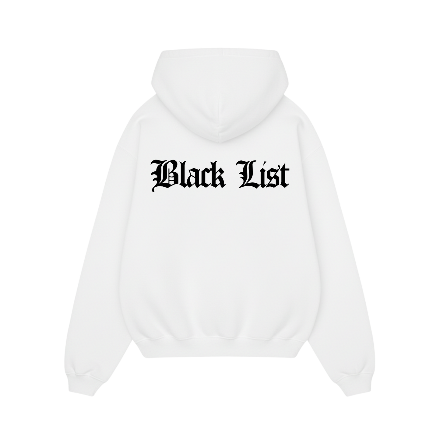 BLACKLIST CROSSES WHITE BASICS OVERSIZED HOODIE 2.0