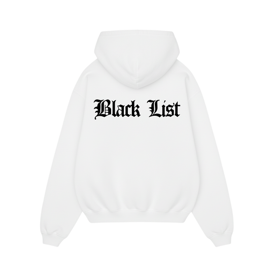 BLACKLIST CROSSES WHITE BASICS OVERSIZED HOODIE 2.0