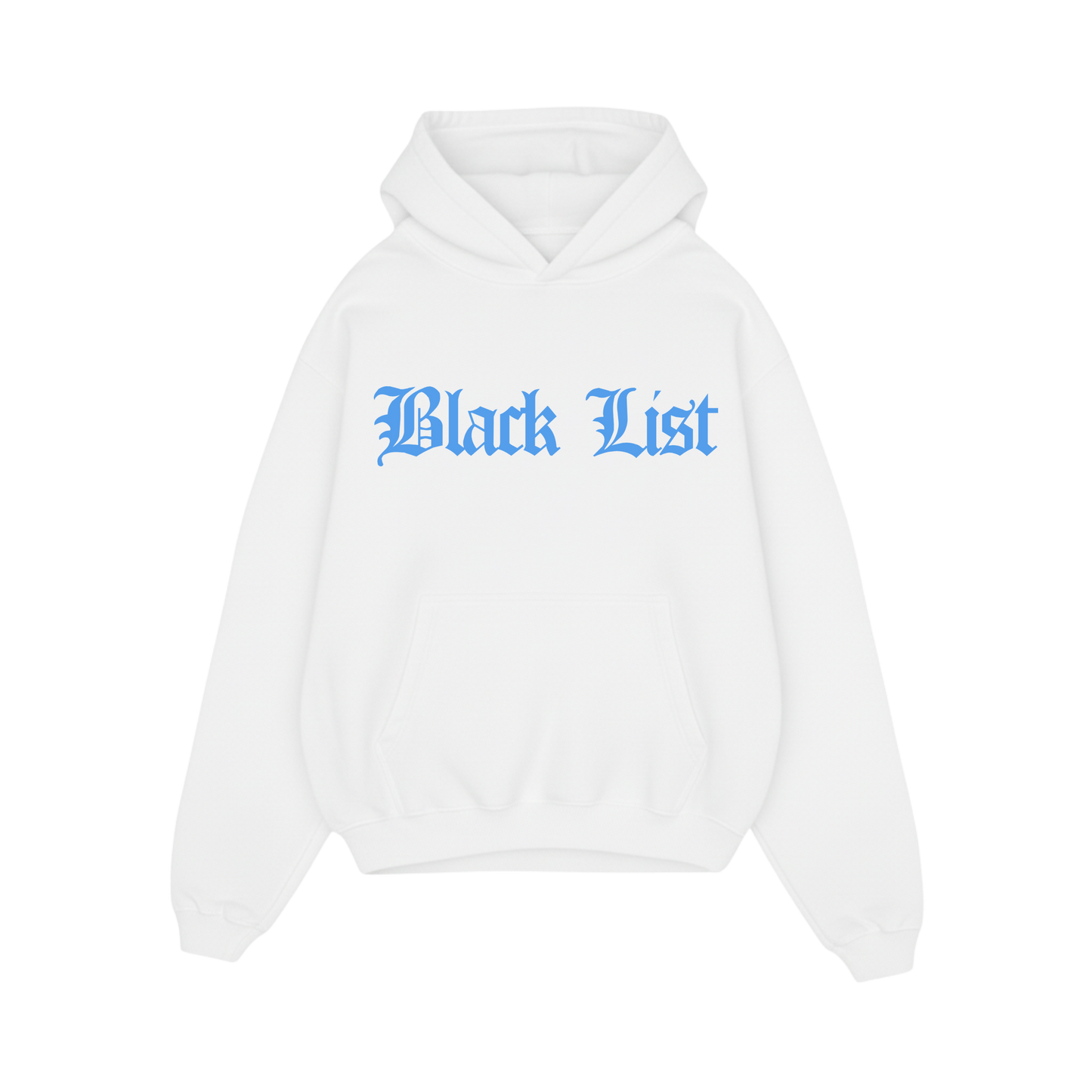 BLACKLIST CROSSES WHITE BASICS OVERSIZED HOODIE