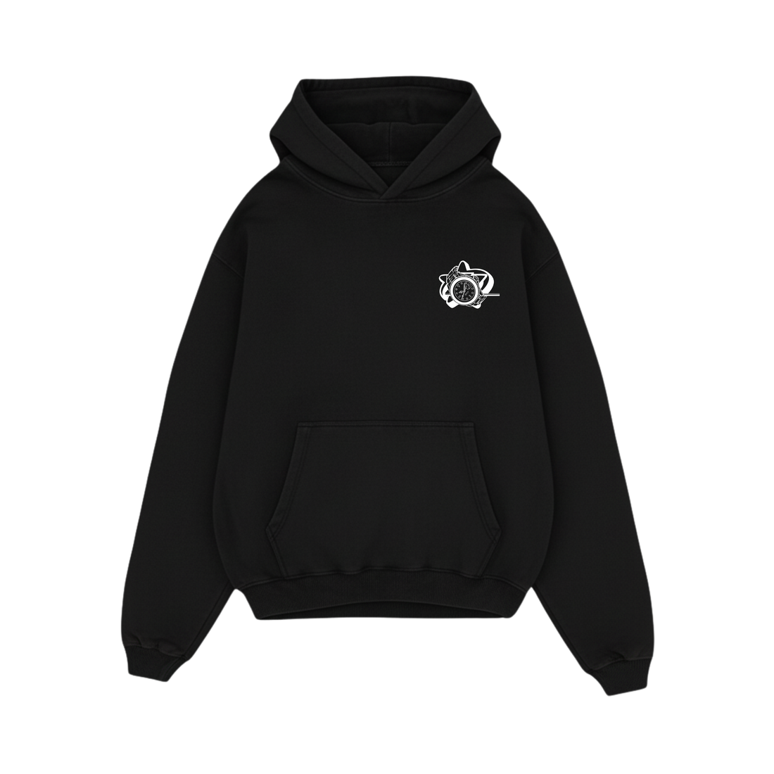 BLACKLIST CROSSES BLACK BASICS OVERSIZED HOODIE 2.0