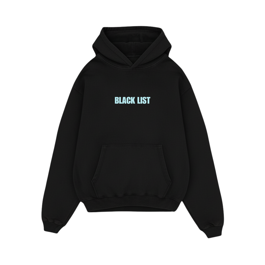 BLACKLIST DRIP ICE BLUE OVERSIZED HOODIE