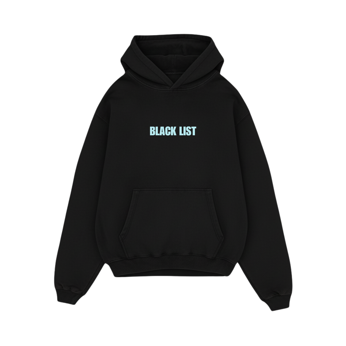 BLACKLIST DRIP ICE BLUE OVERSIZED HOODIE