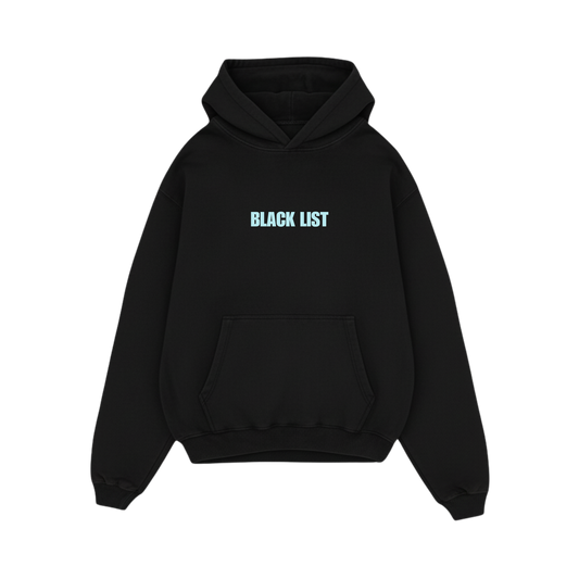 BLACKLIST DRIP ICE BLUE OVERSIZED HOODIE