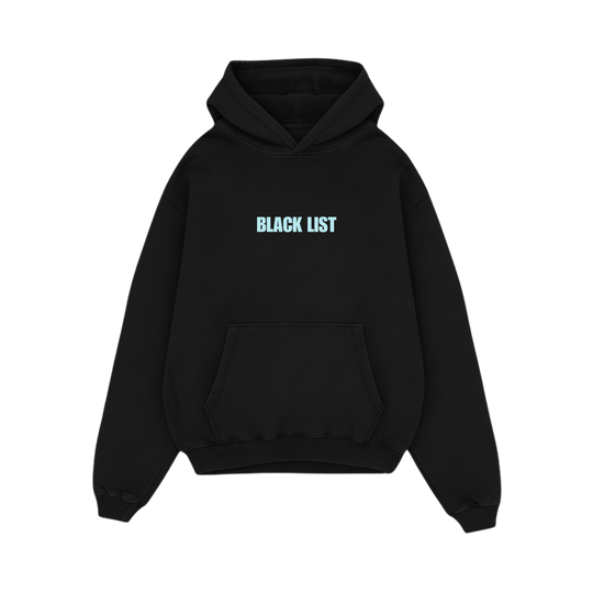 BLACKLIST DRIP ICE BLUE OVERSIZED HOODIE