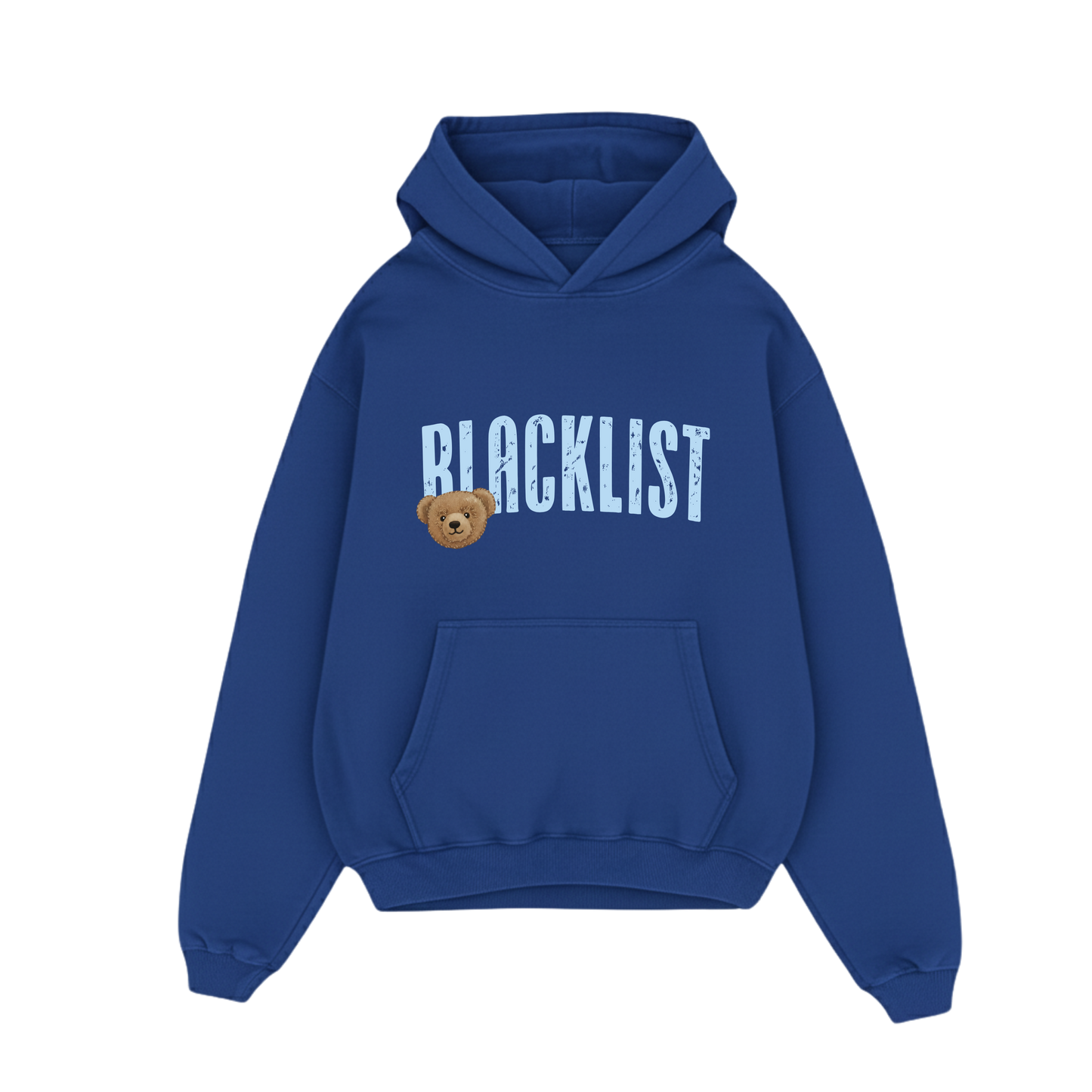 BLACKLIST BLUE BEAR OVERSIZED HOODIE