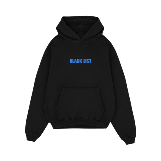BLACKLIST DRIP AZURE OVERSIZED HOODIE