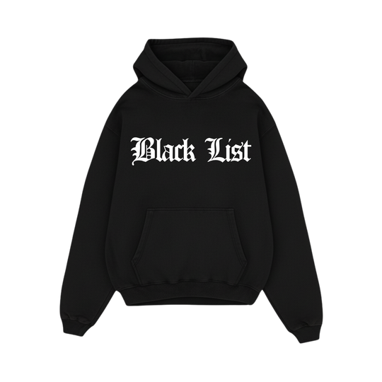 BLACKLIST CROSSES BLACK BASICS OVERSIZED HOODIE