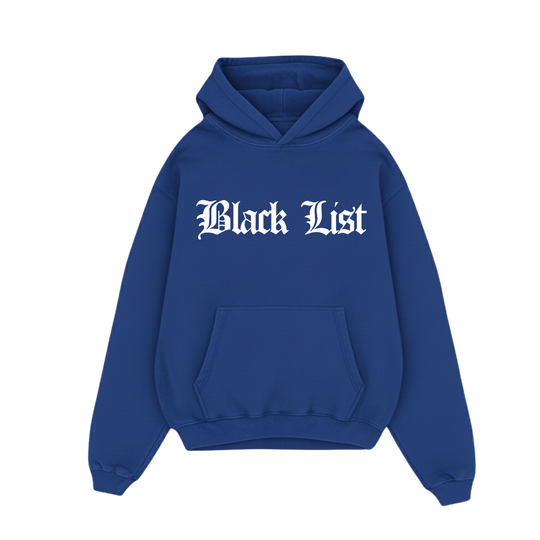 BLACKLIST CROSSES BLUE BASICS OVERSIZED HOODIE