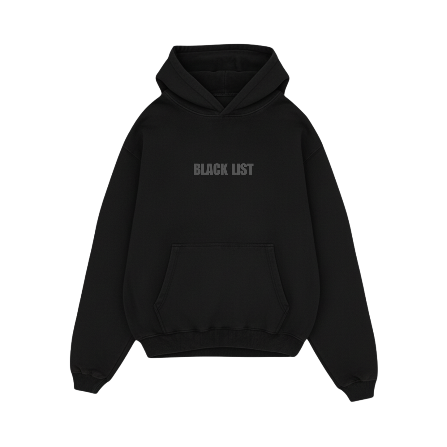BLACKLIST DRIP NADO GRAY OVERSIZED HOODIE