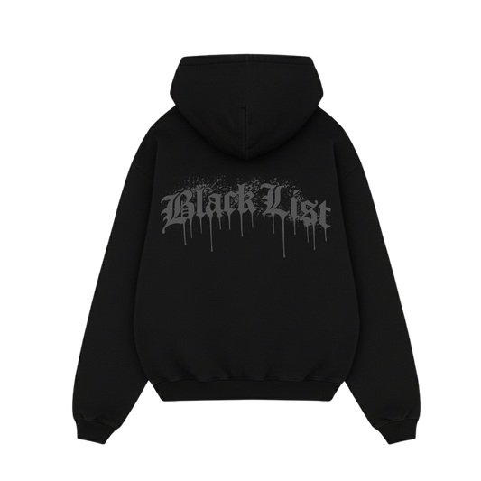 BLACKLIST DRIP NADO GRAY OVERSIZED HOODIE