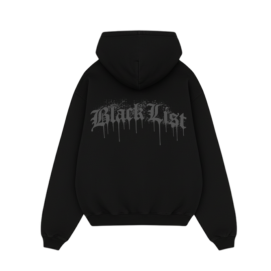 BLACKLIST DRIP NADO GRAY OVERSIZED HOODIE