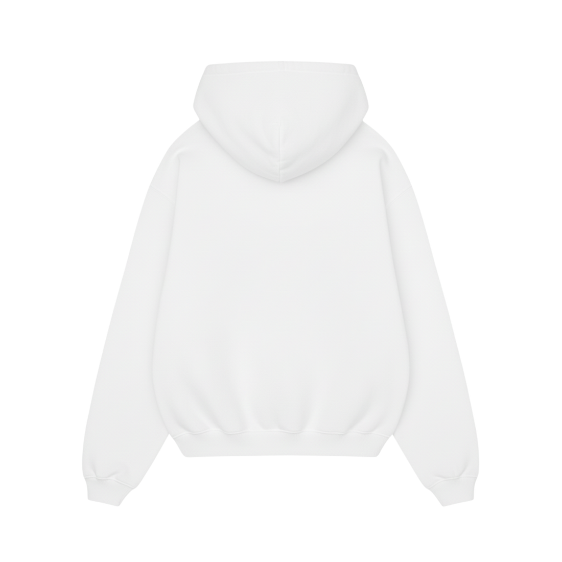 BLACKLIST BEAR OFFICIAL WHITE OVERSIZED HOODIE BASICS 3.0
