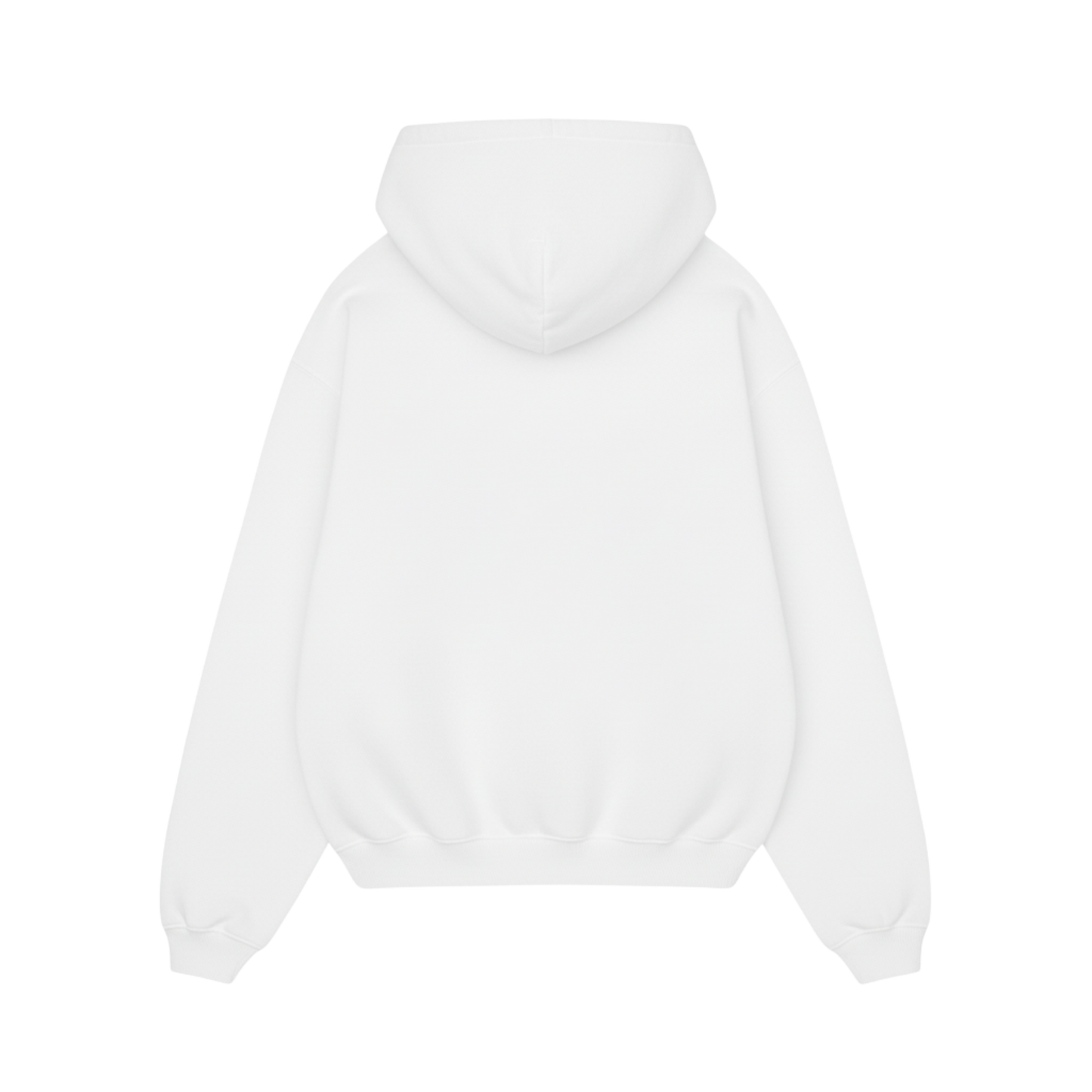BLACKLIST BEAR OFFICIAL WHITE OVERSIZED HOODIE BASICS 3.0