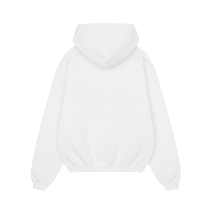 BLACKLIST BEAR OFFICIAL WHITE OVERSIZED HOODIE BASICS 3.0