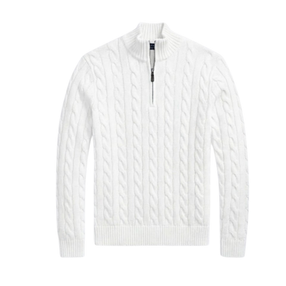 BLACKLIST WHITE KNIT POLO