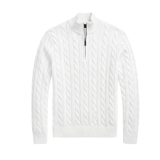 BLACKLIST WHITE KNIT POLO