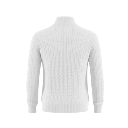 BLACKLIST WHITE KNIT POLO