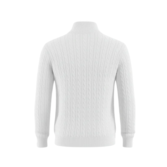 BLACKLIST WHITE KNIT POLO