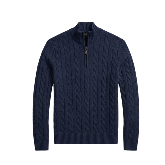BLACKLIST NAVY KNIT POLO