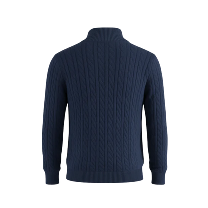 BLACKLIST NAVY KNIT POLO