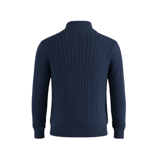 BLACKLIST NAVY KNIT POLO