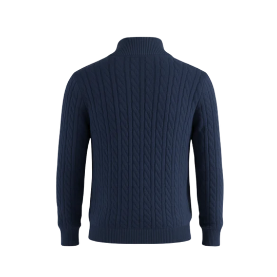 BLACKLIST NAVY KNIT POLO