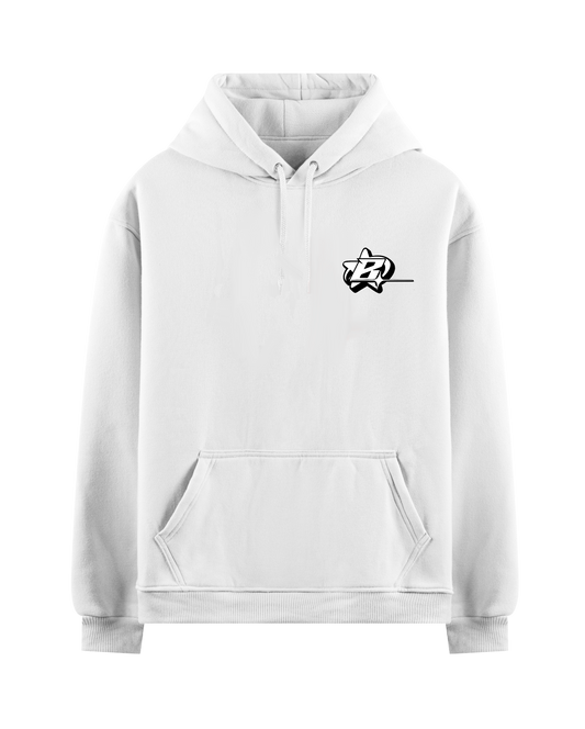 5 AM IS FOR CLUBBING WHITE OVERSIZED HOODIE