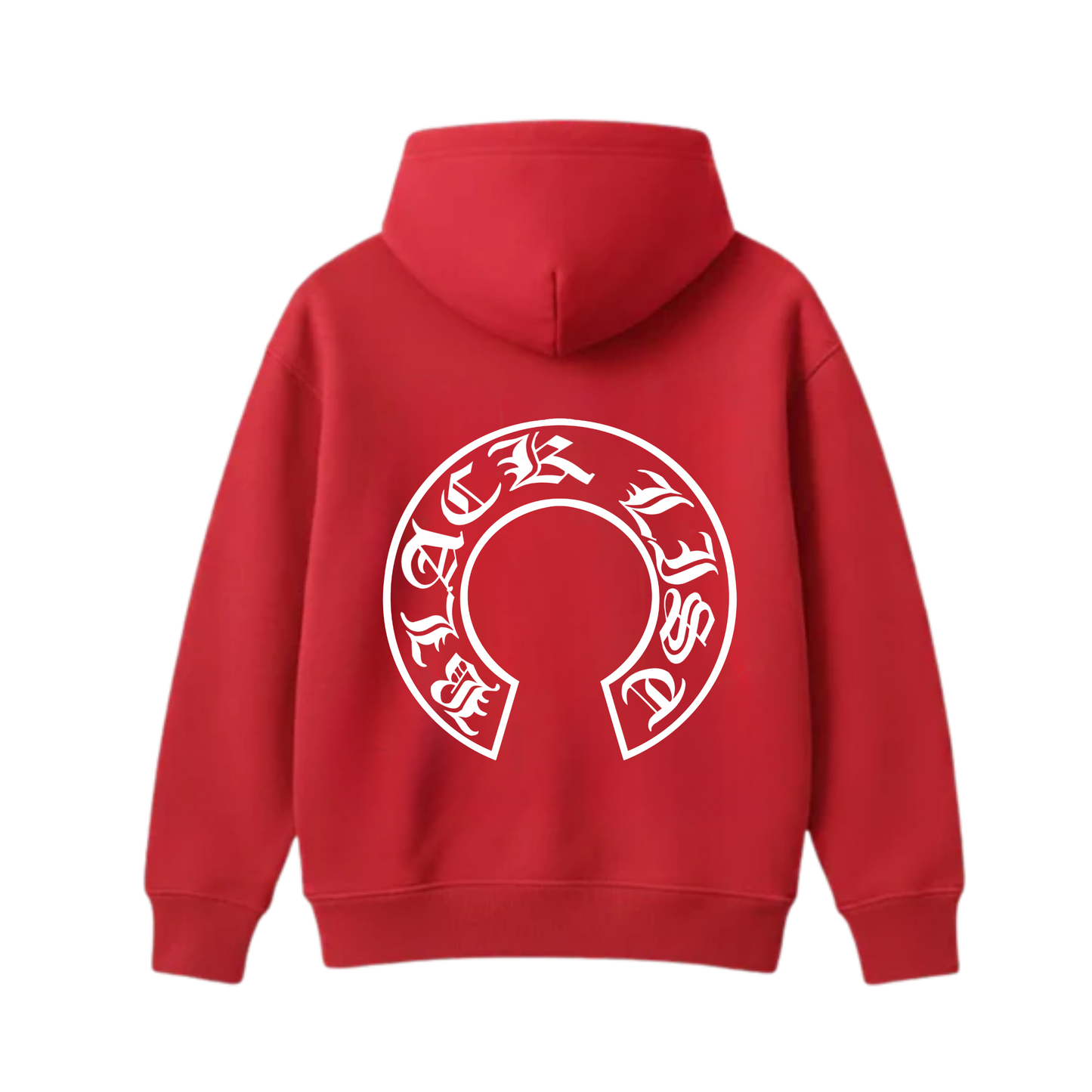 BLACKLIST OG RED OVERSIZED HOODIE