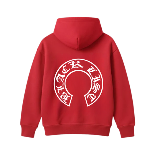 BLACKLIST OG RED OVERSIZED HOODIE